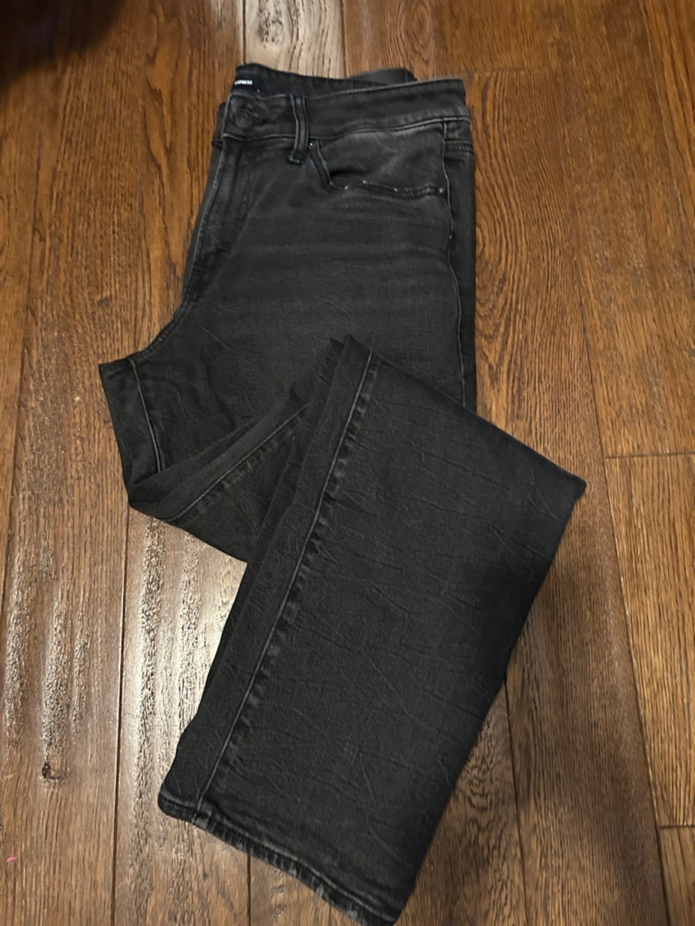 Express Men's Straight Jeans in Black